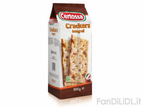Crackers integrali (Articoli alimentari)