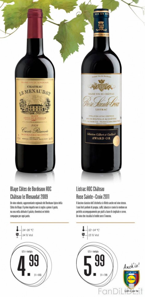 Gazetka Lidl strona 11 (Alcoolici)