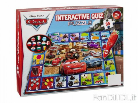 Quiz-puzzle Cars Princess (Per bambini)