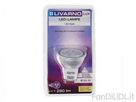 Faretto a LED 4W (Elettronica, atrezzature rtv)