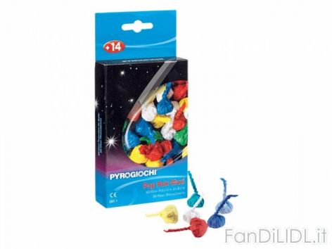 Petardini da ballo Pop rok maxi (Fuochi d'artificio, Capodanno, carnevale)