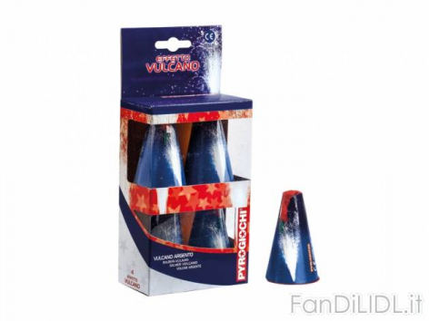 Fontana EFFETTO Vulcano (Fuochi d'artificio, Capodanno, carnevale)