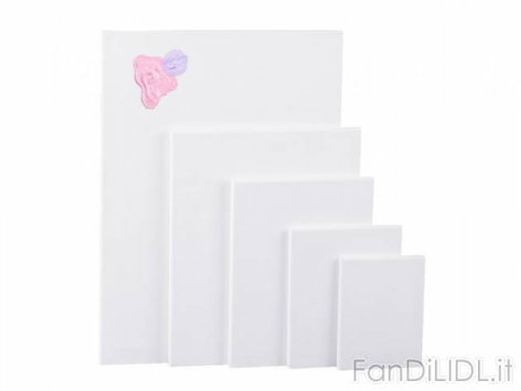 Set tela con telaio (Per bambini)