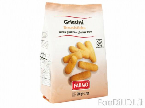 Grissini senza glutine (Articoli alimentari)