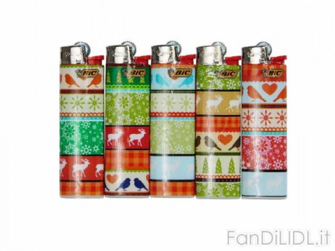 Accendino, 2 pezzi (Feste, regali, Babbo di Natale)