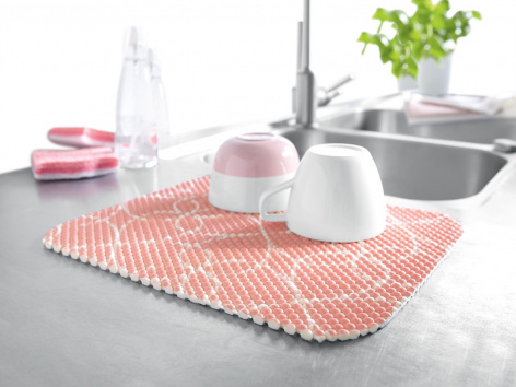 Tappetino coprilavatrice o tappetini per lavello, 2 pezzi