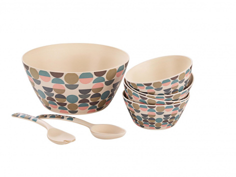 Set insalatiera, 7 pezzi o set contenitori, 4 pezzi