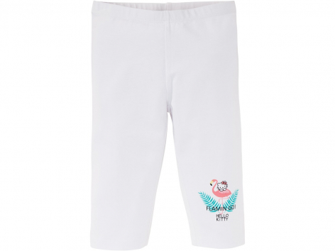 Leggings capri da bambina, 2 pezzi