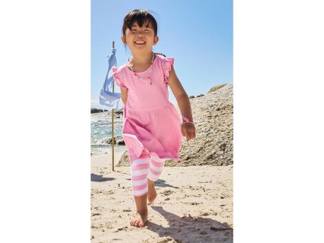 Leggings capri da bambina, 2 pezzi