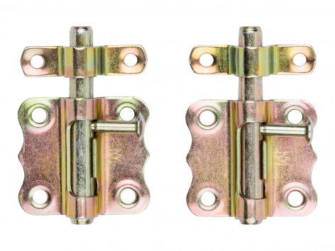 Set cerniere, 2 o 4 pezzi o chiavistello, 1 o 2 pezzi