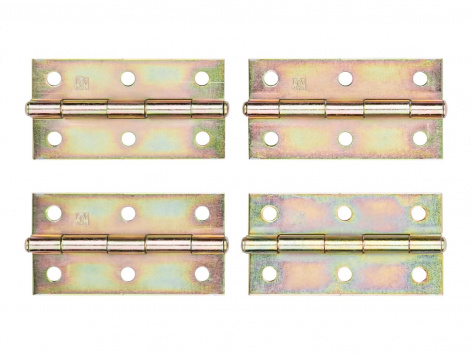 Set cerniere, 2 o 4 pezzi o chiavistello, 1 o 2 pezzi