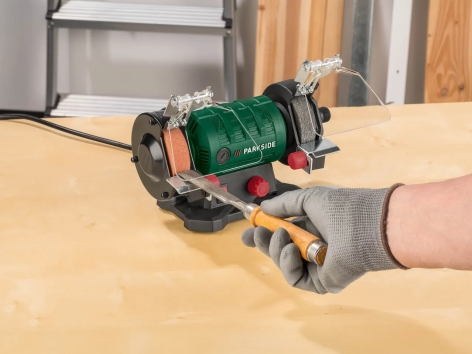 Smerigliatrice doppia con albero flessibile