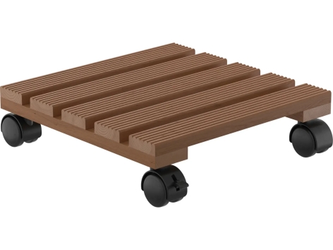 Portavaso con rotelle