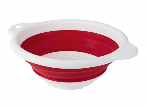 Tagliere con setaccio, scolapiatti pieghevole o set ciotola e setaccio pieghevoli