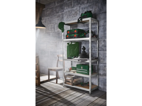 Scaffale in metallo con 5 ripiani