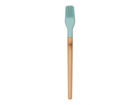 Utensile da cucina in silicone e bambù