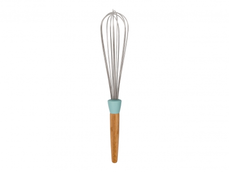 Utensile da cucina in silicone e bambù