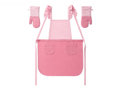 Set grembiule da cucina e guanti forno