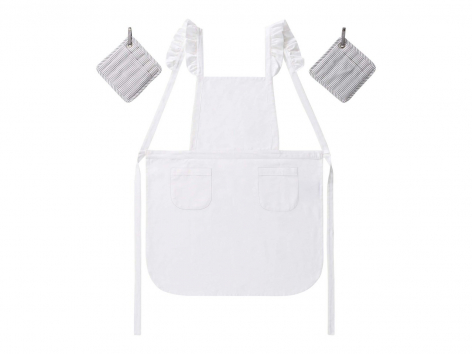 Set grembiule da cucina e guanti forno