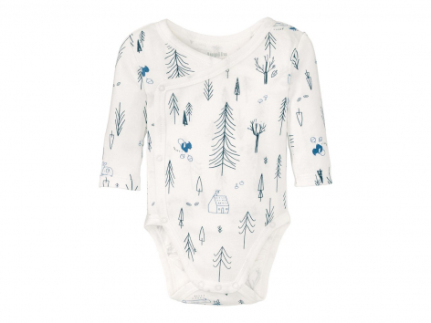 Body a manica lunga da neonati, 2 pezzi