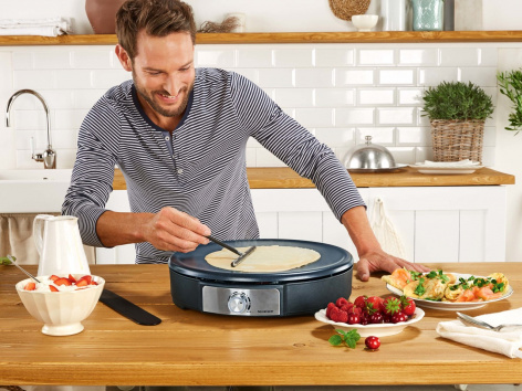 Piastra elettrica per crêpes