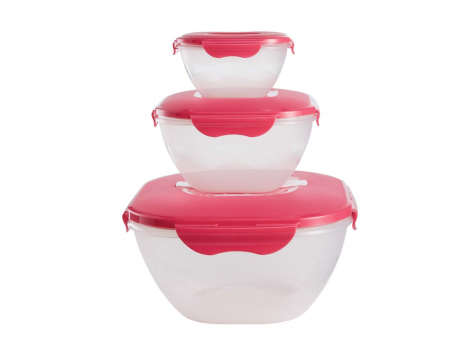 Set ciotole salvafreschezza, 3 pezzi