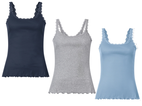 Canotta da donna con pizzo