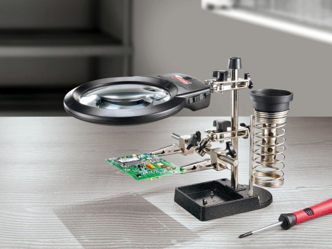 Details about   Set meccanica di precisione con lente d‘ingrandimento LED Parkside 