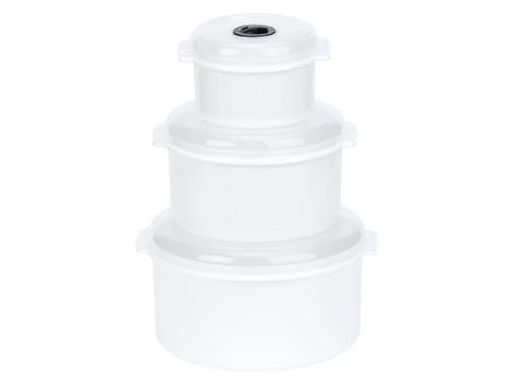 Set contenitori per microonde, 3 pezzi