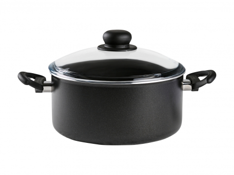Pentola con coperchio in vetro Ø 24cm