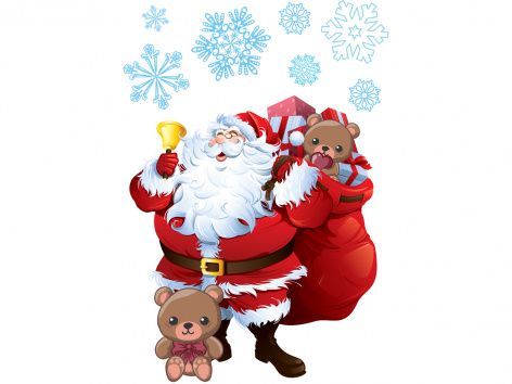 Adesivi natalizi per finestre