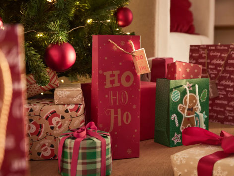 Set sacchetti regalo, 4 o 6 pezzi