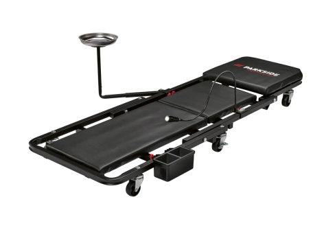 Sgabello/carrello per lavori di montaggio 2 in 1