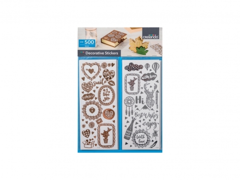 Set biglietti o adesivi per bricolage