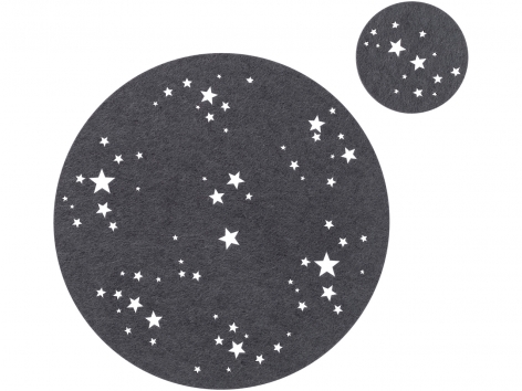 Striscia centrotavola o set tovagliette con sottobicchiere