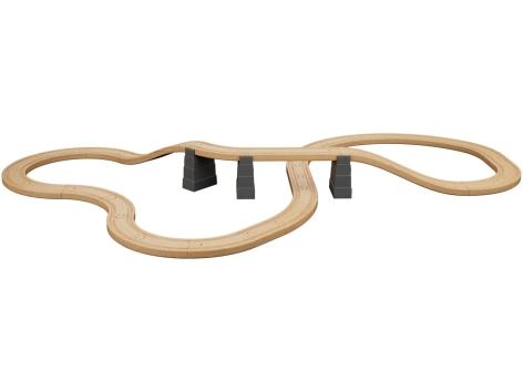 Set ampliamento per gioco pista in legno