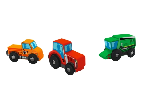 Set veicoli per gioco pista in legno