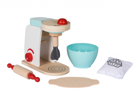 Gioco utensili per cucina giocattolo in legno Lidl 