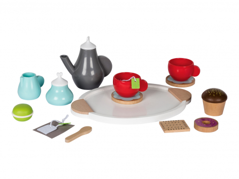 Gioco utensili per cucina giocattolo in legno