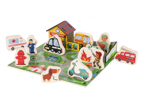 Puzzle ad incastro 3D in legno