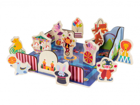 Puzzle ad incastro 3D in legno