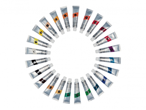 Colori acrilici, ad olio o acquerelli