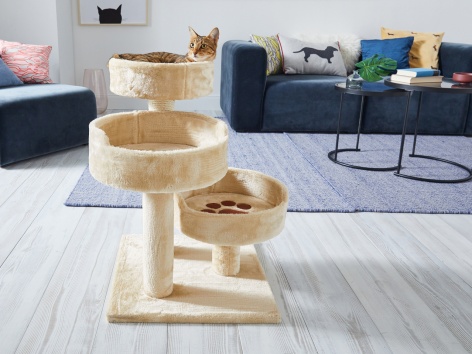 Tiragraffi a torre per gatti