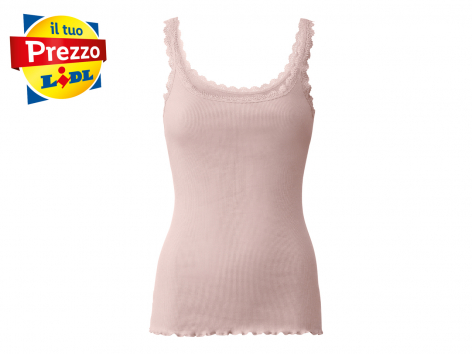 Canotta da donna con pizzo