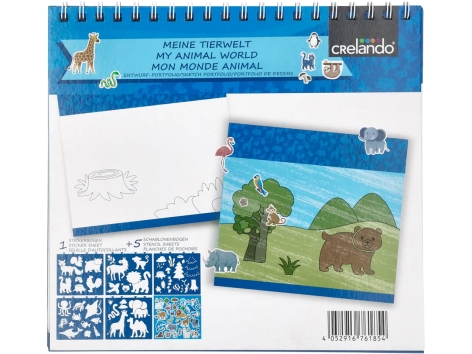 Libro con sagome da disegno