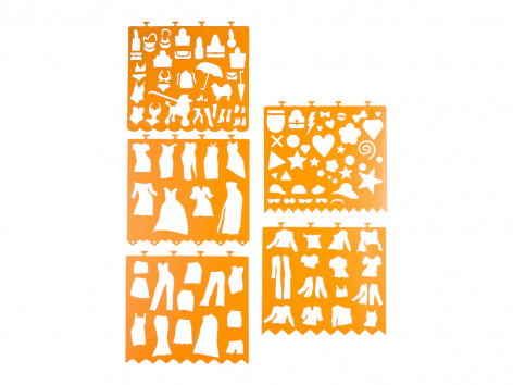 Libro con sagome da disegno