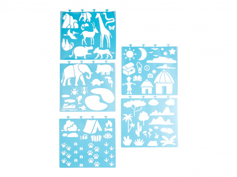 Libro con sagome da disegno