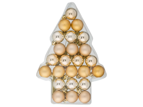 Palline natalizie, 24 pezzi