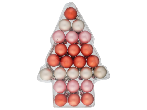 Palline natalizie, 24 pezzi