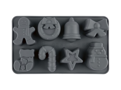Stampo natalizio in silicone per dolci